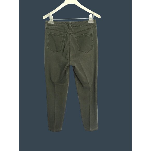 STYLE & CO- WOMENS GREEN SKINNY LEG DENIM JEANS SIZE 8 - Picture 2 of 8